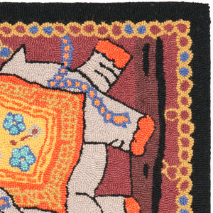 Safavieh HK232 Hand Hooked Rug