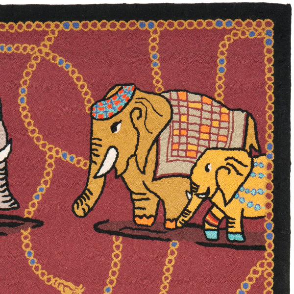 Safavieh HK232 Hand Hooked Rug