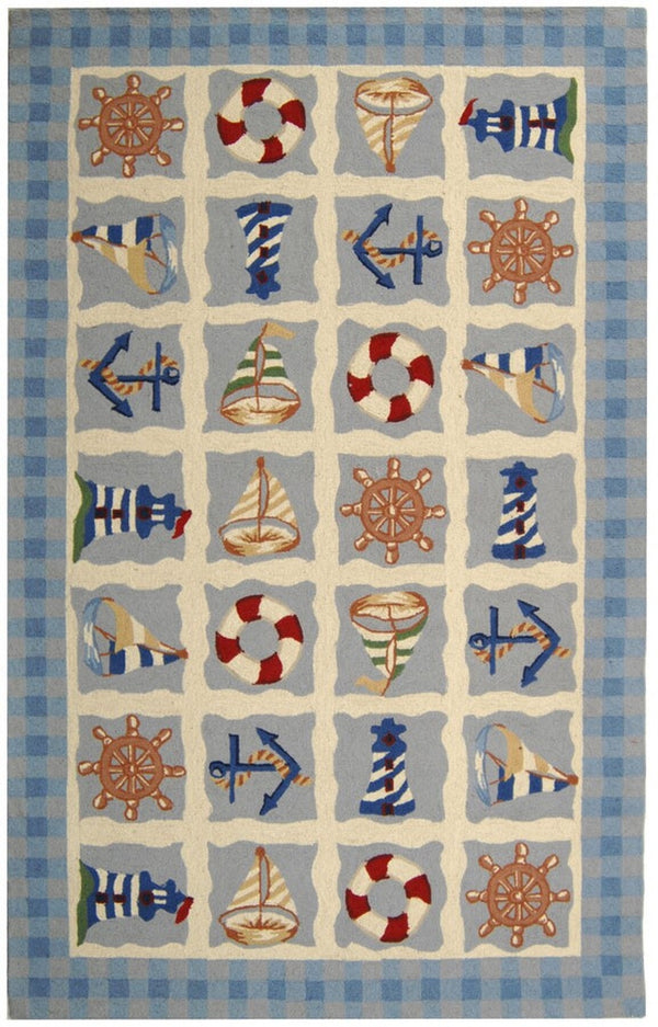 Safavieh Hk239 Hand Hooked Wool Pile Rug HK239A-4R