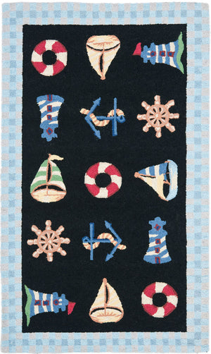 Safavieh Hk239 Hand Hooked Wool Pile Rug HK239B-4R