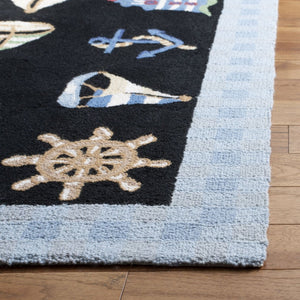 Safavieh Hk239 Hand Hooked Wool Pile Rug HK239B-4R