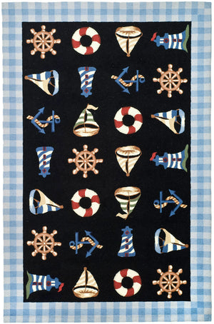 Safavieh Hk239 Hand Hooked Wool Pile Rug HK239B-4R