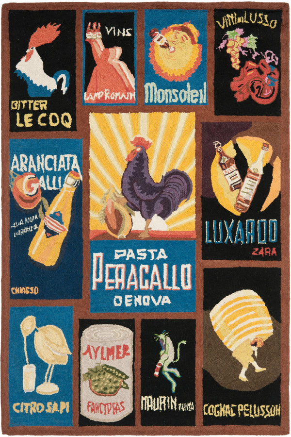 Safavieh HK242 Hand Hooked Rug