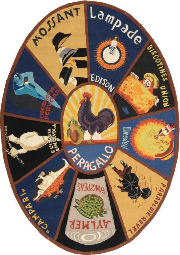 Chelsea Hk245  Hand Hooked Wool Pile Rug Black