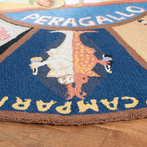 Chelsea Hk245  Hand Hooked Wool Pile Rug Black