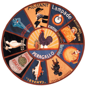 Chelsea Hk245  Hand Hooked Wool Pile Rug Black