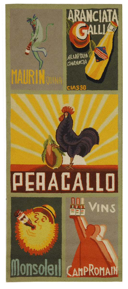 Safavieh Hk245 Hand Hooked Wool Pile Rug HK245B-4R