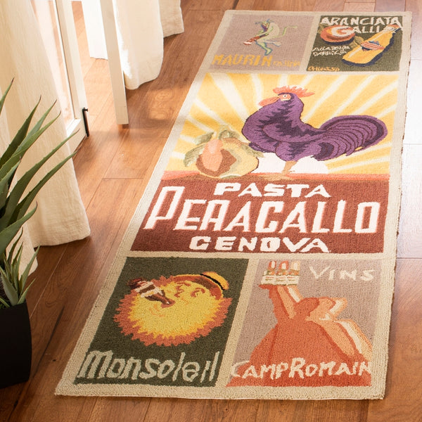 Safavieh Hk245 Hand Hooked Wool Pile Rug HK245B-4R