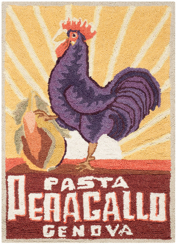 Safavieh Hk245 Hand Hooked Wool Pile Rug HK245B-4R