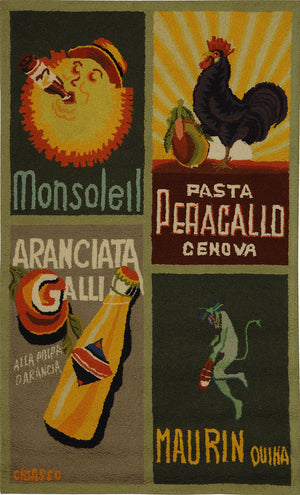 Safavieh Hk245 Hand Hooked Wool Pile Rug HK245B-4R