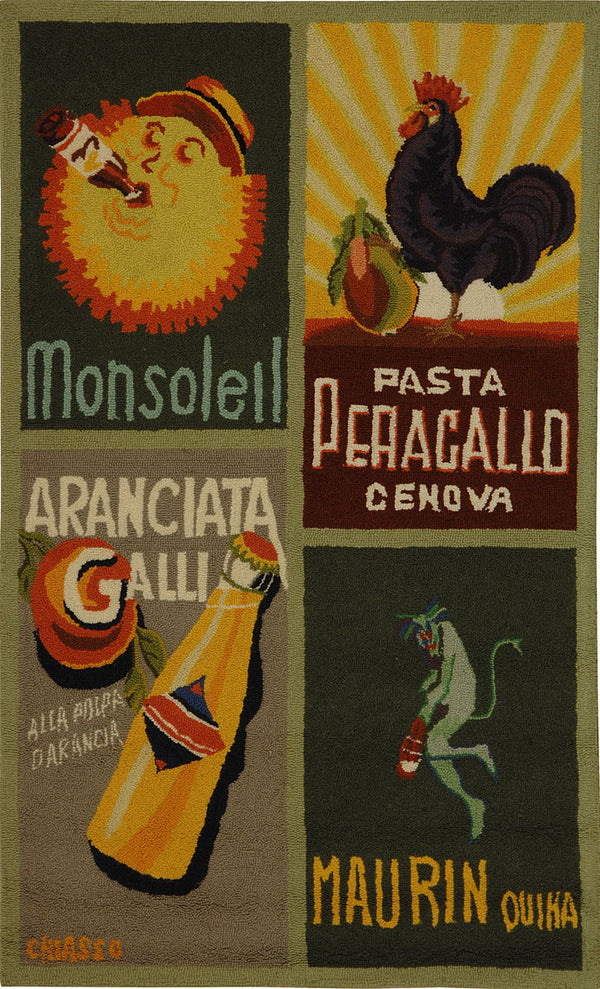 Safavieh Hk245 Hand Hooked Wool Pile Rug HK245B-4R