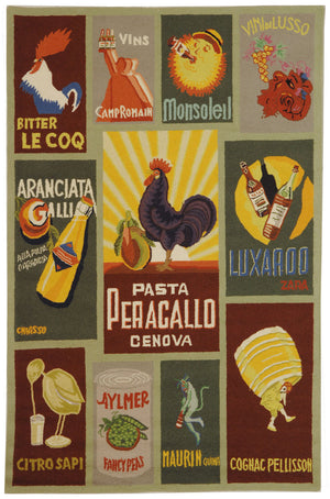 Safavieh Hk245 Hand Hooked Wool Pile Rug HK245B-4R