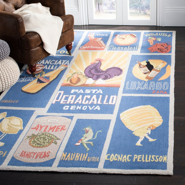 Safavieh Hk245 Hand Hooked Wool Pile Rug HK245C-4R