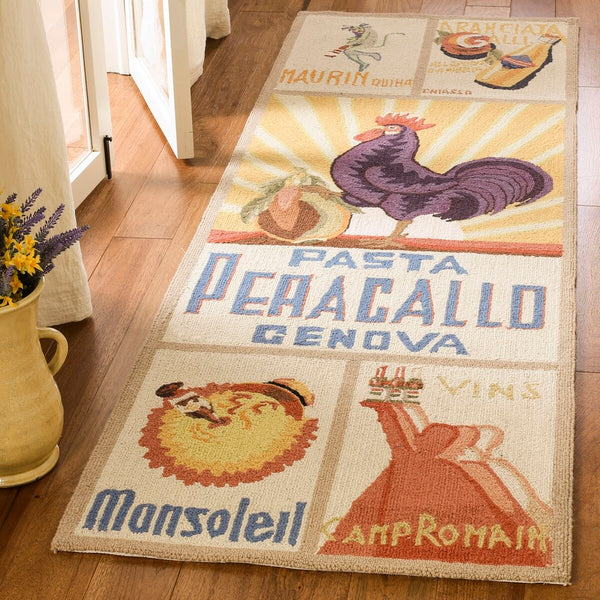 Safavieh Hk245 Hand Hooked Wool Pile Rug HK245E-4R