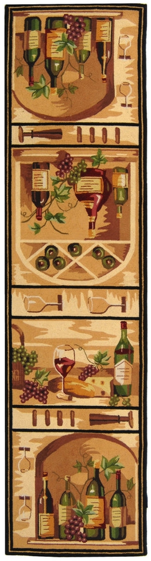 Safavieh Hk254 Hand Hooked Wool Rug HK254A-4R