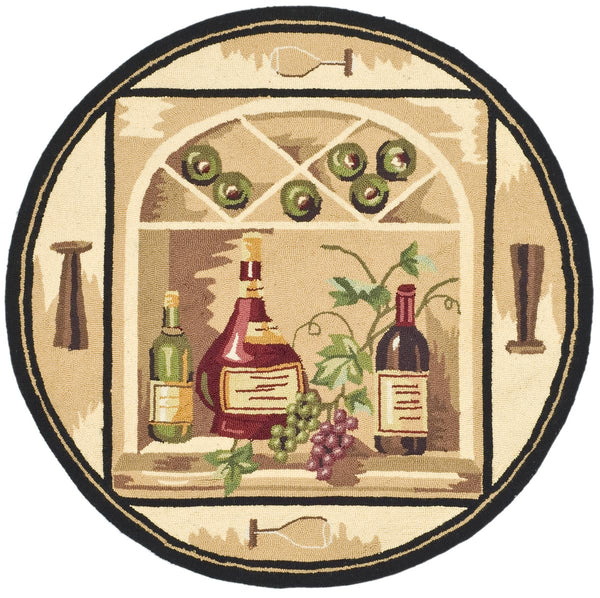 Safavieh Hk254 Hand Hooked Wool Rug HK254A-4R