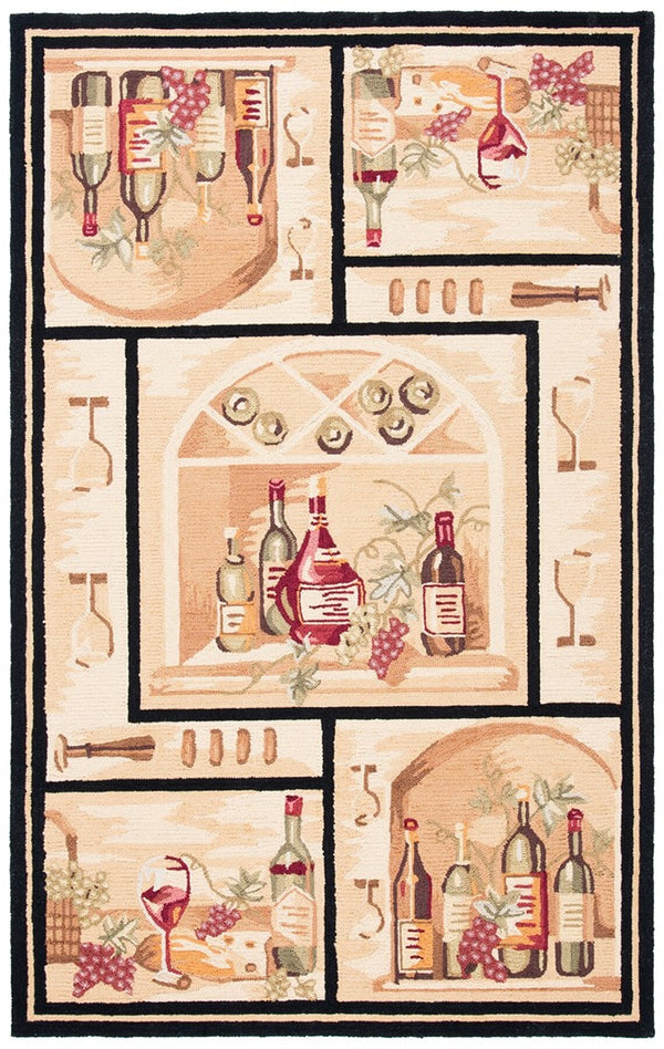 Safavieh Hk254 Hand Hooked Wool Rug HK254A-4R