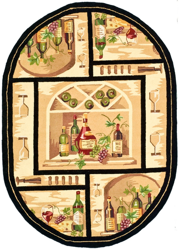 Safavieh Hk254 Hand Hooked Wool Rug HK254A-4R