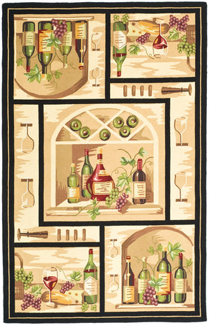 Safavieh Hk254 Hand Hooked Wool Rug HK254A-4R