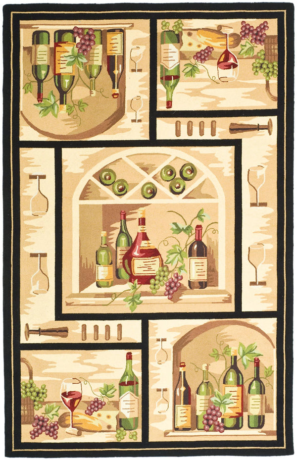 Safavieh Hk254 Hand Hooked Wool Rug HK254A-4R