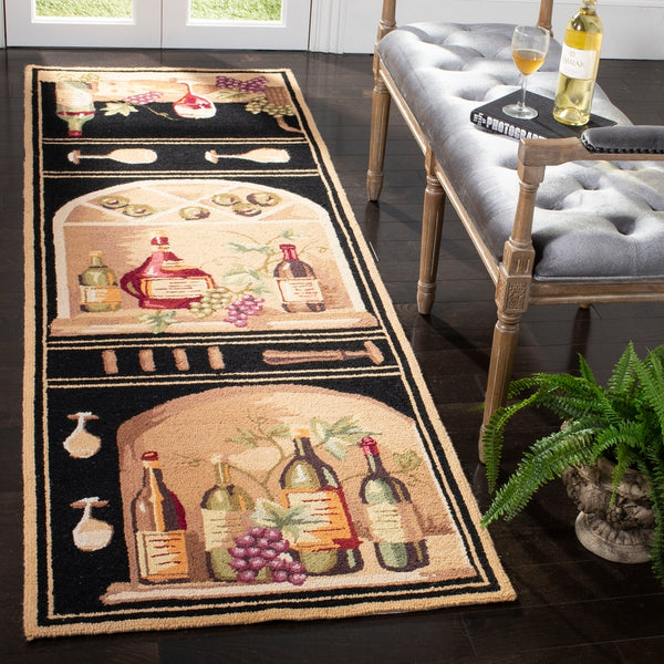 Safavieh Hk254 Hand Hooked Wool Rug HK254B-4R