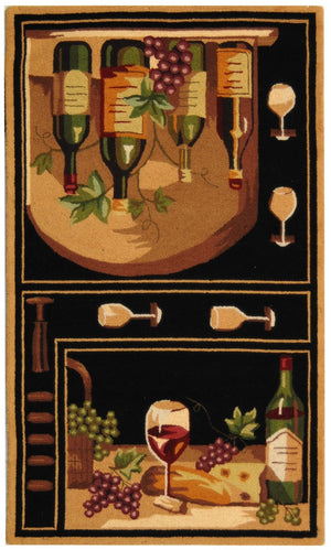 Safavieh Hk254 Hand Hooked Wool Rug HK254B-4R