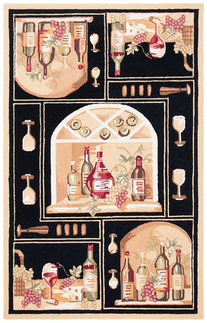 Safavieh Hk254 Hand Hooked Wool Rug HK254B-4R