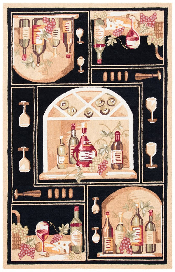 Safavieh Hk254 Hand Hooked Wool Rug HK254B-4R