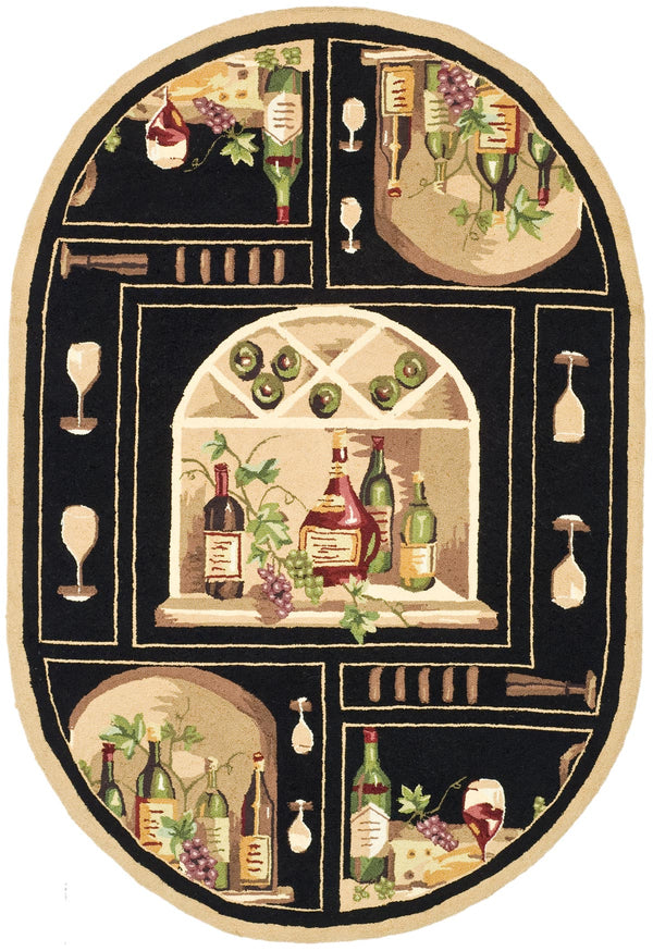 Safavieh Hk254 Hand Hooked Wool Rug HK254B-4R