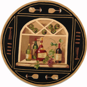 Safavieh Hk254 Hand Hooked Wool Rug HK254B-4R