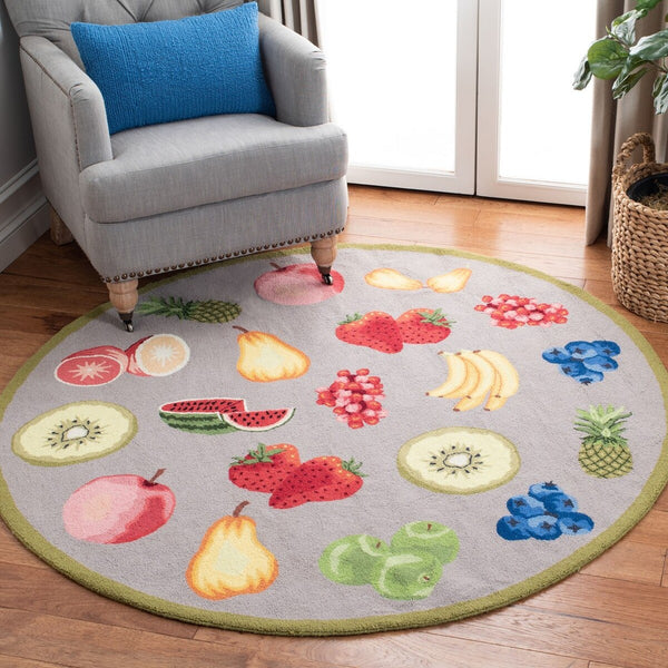 Safavieh Hk265 Hand Hooked Wool Rug HK265B-4R