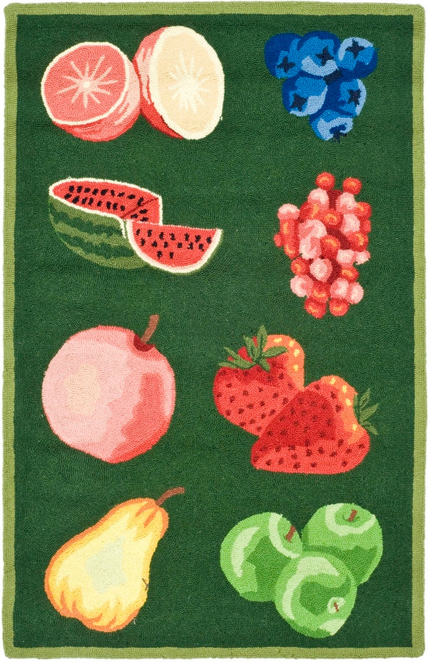 Safavieh Hk265 Hand Hooked Wool Rug HK265D-4R