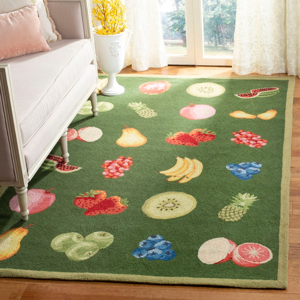 Safavieh Hk265 Hand Hooked Wool Rug HK265D-4R