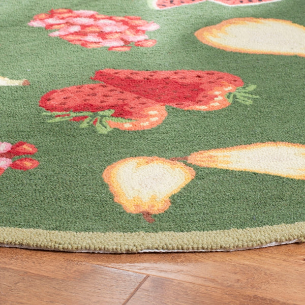 Safavieh Hk265 Hand Hooked Wool Rug HK265D-4R