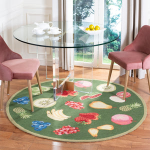 Safavieh Hk265 Hand Hooked Wool Rug HK265D-4R