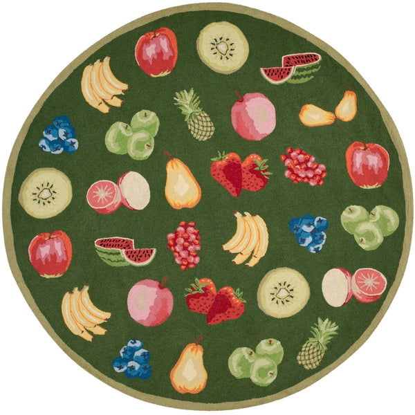 Safavieh Hk265 Hand Hooked Wool Rug HK265D-4R