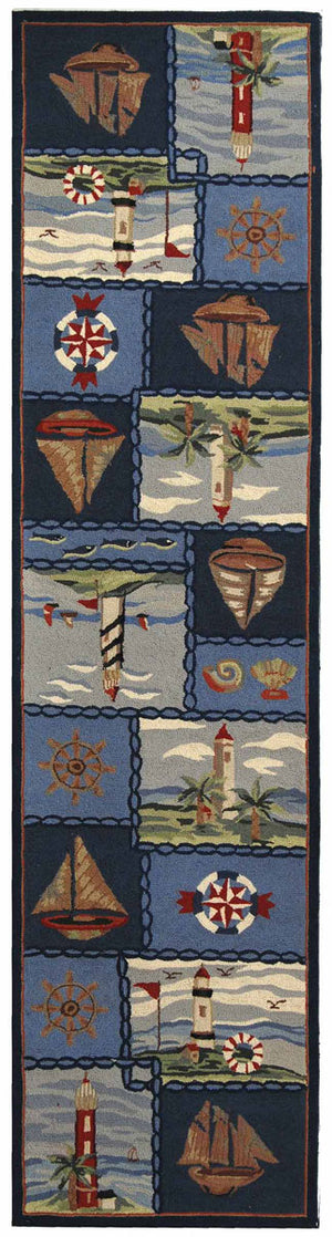 Safavieh Hk267 Hand Hooked Wool Rug HK267A-4R