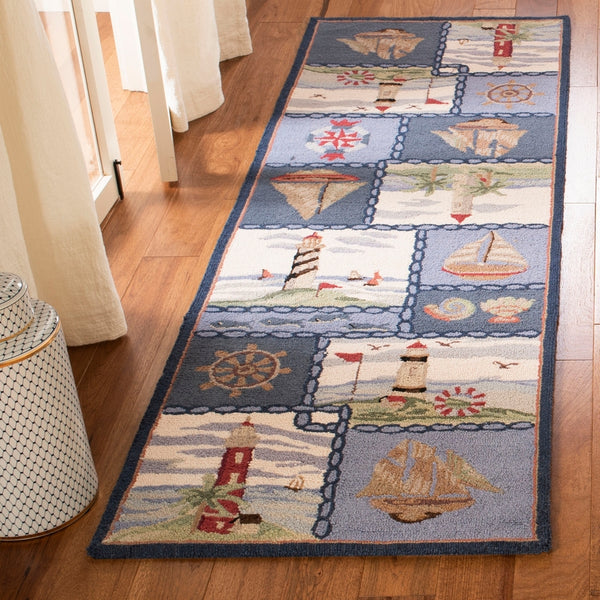 Safavieh Hk267 Hand Hooked Wool Rug HK267A-4R