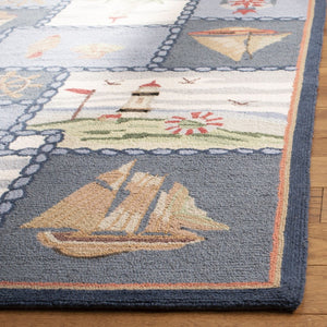 Safavieh Hk267 Hand Hooked Wool Rug HK267A-4R