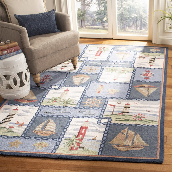 Safavieh Hk267 Hand Hooked Wool Rug HK267A-4R