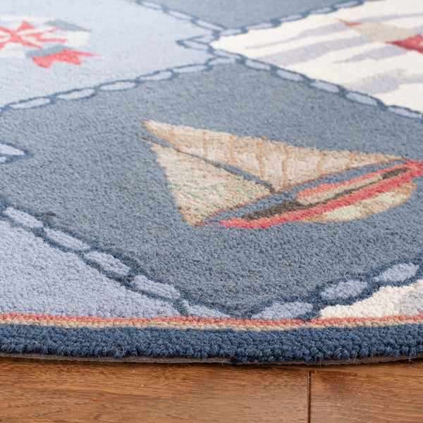Safavieh Hk267 Hand Hooked Wool Rug HK267A-4R