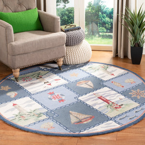 Safavieh Hk267 Hand Hooked Wool Rug HK267A-4R