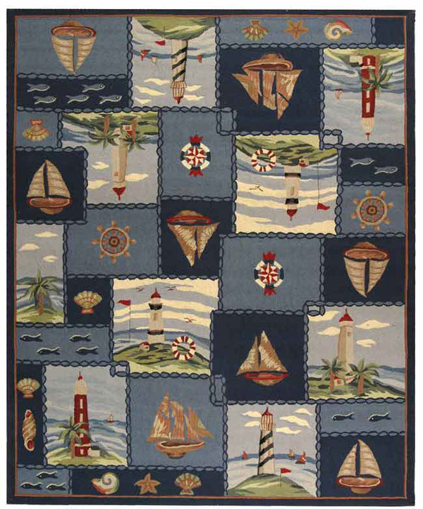 Safavieh Hk267 Hand Hooked Wool Rug HK267A-4R
