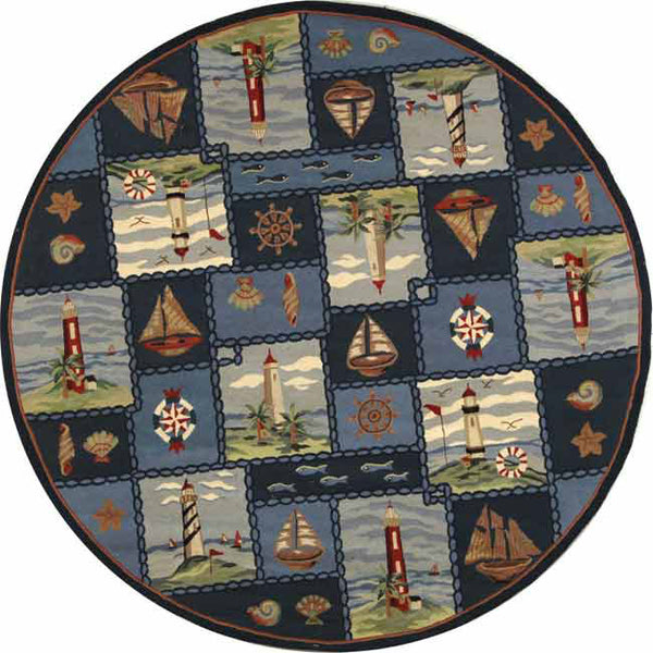 Safavieh Hk267 Hand Hooked Wool Rug HK267A-4R