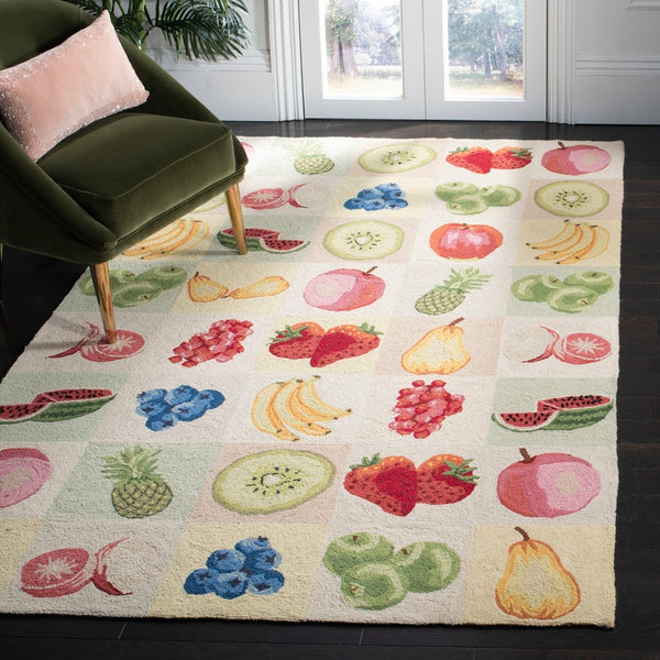 Safavieh Hk268 Hand Hooked Wool Rug HK268A-4R