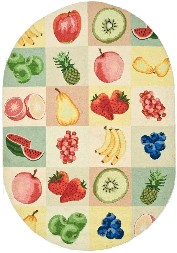 Safavieh Hk268 Hand Hooked Wool Rug HK268A-4R