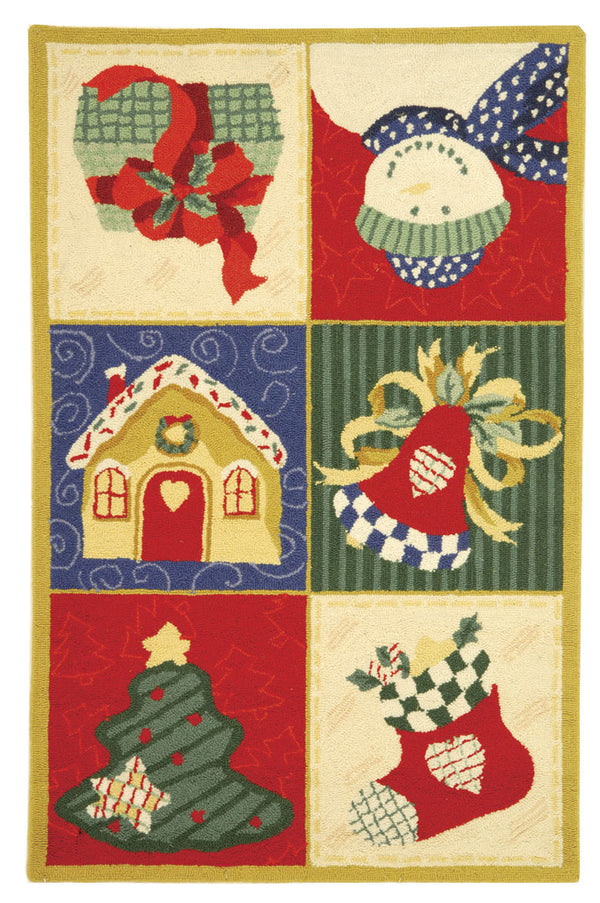 Safavieh Hk274 Hand Hooked Wool Rug HK274A-7R