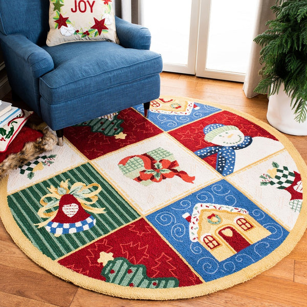Safavieh Hk274 Hand Hooked Wool Rug HK274A-7R