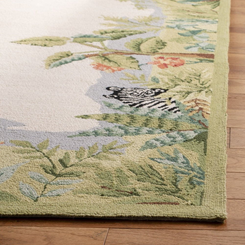 Safavieh Hk295 Hand Hooked Wool Rug HK295A-4R