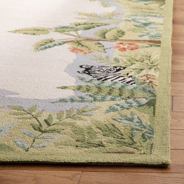 Safavieh Hk295 Hand Hooked Wool Rug HK295A-4R